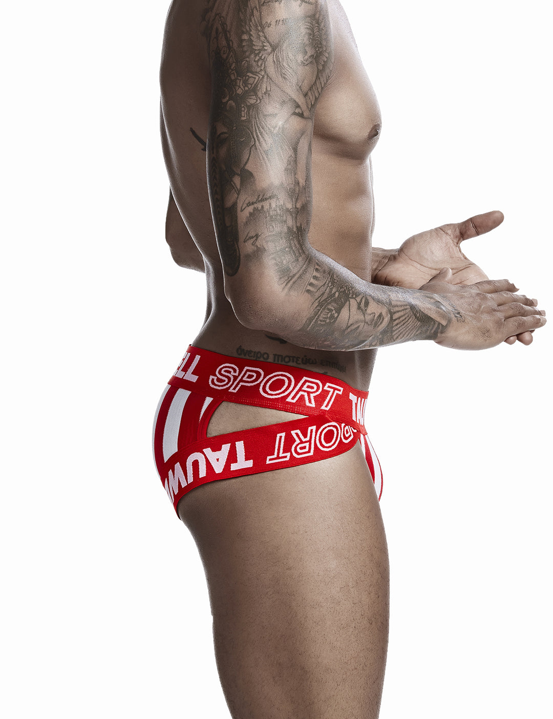 Calzoncillo Rojo/Blanco Hombre TAUWELL