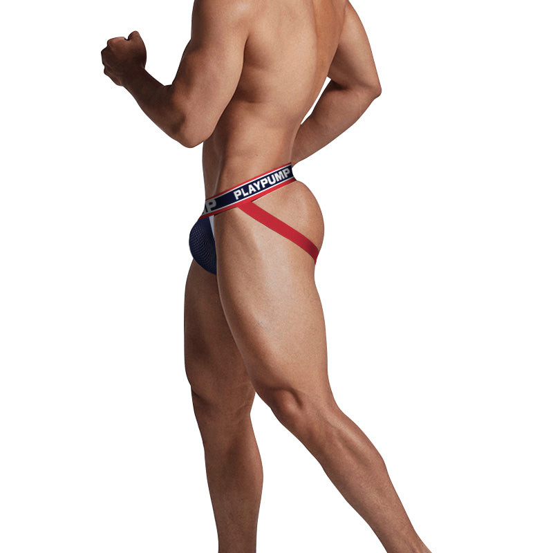 Jockstrap Azul Marino Hombre PLAYPUMP