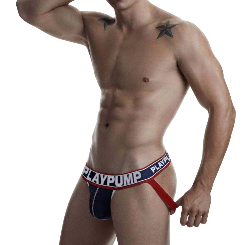 Jockstrap Azul Marino Hombre PLAYPUMP