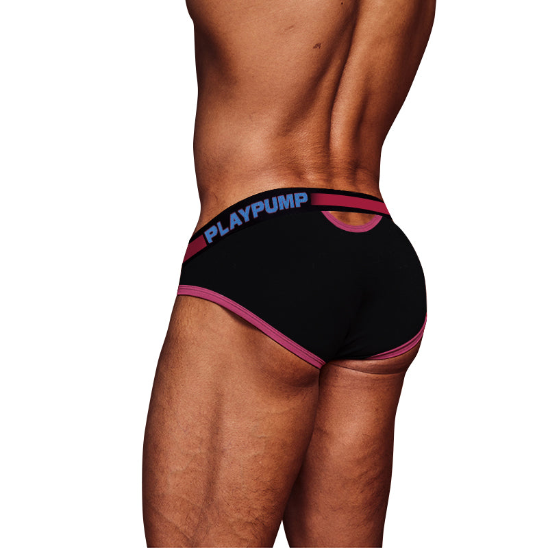 Calzoncillo Negro/Rojo para Hombre PLAYPUMP