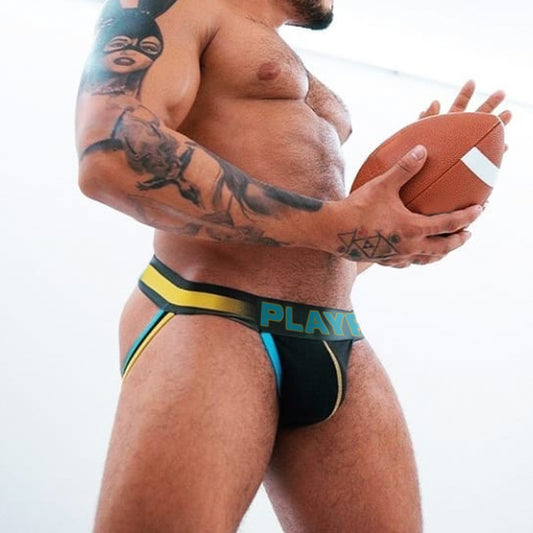 Jockstrap Preto/Amarelo PLAYPUMP