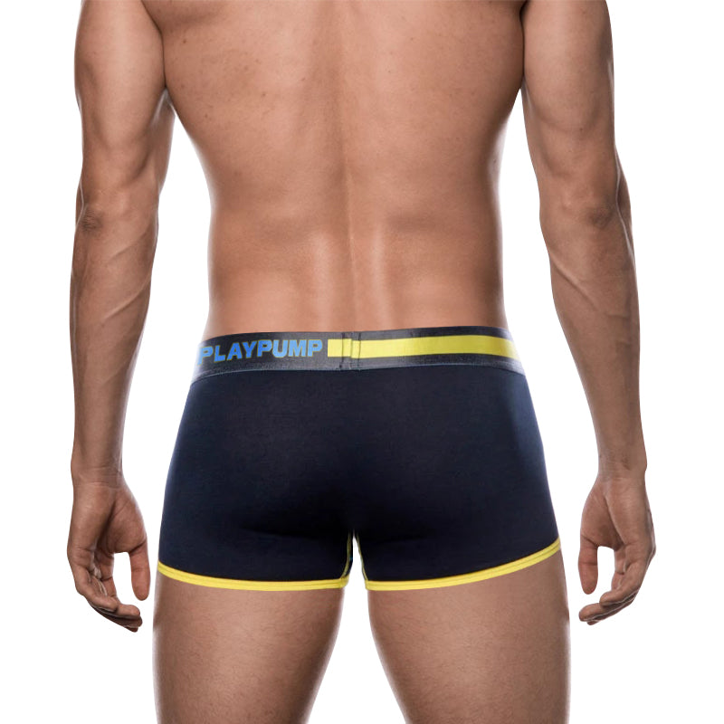 Boxer Preto/Amarelo Homem PLAYPUMP