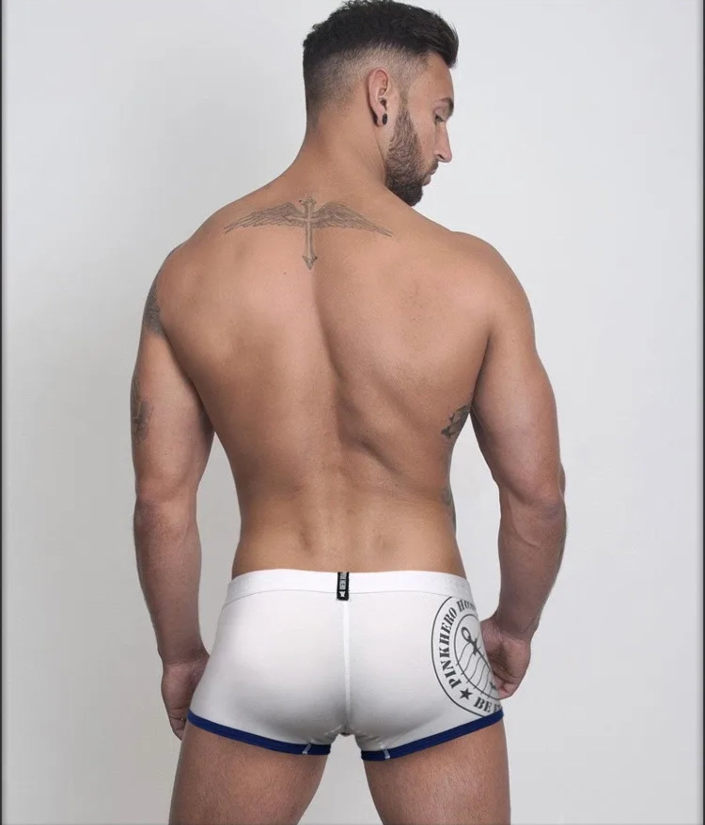 Boxer Blanco Hombre PINK HERO