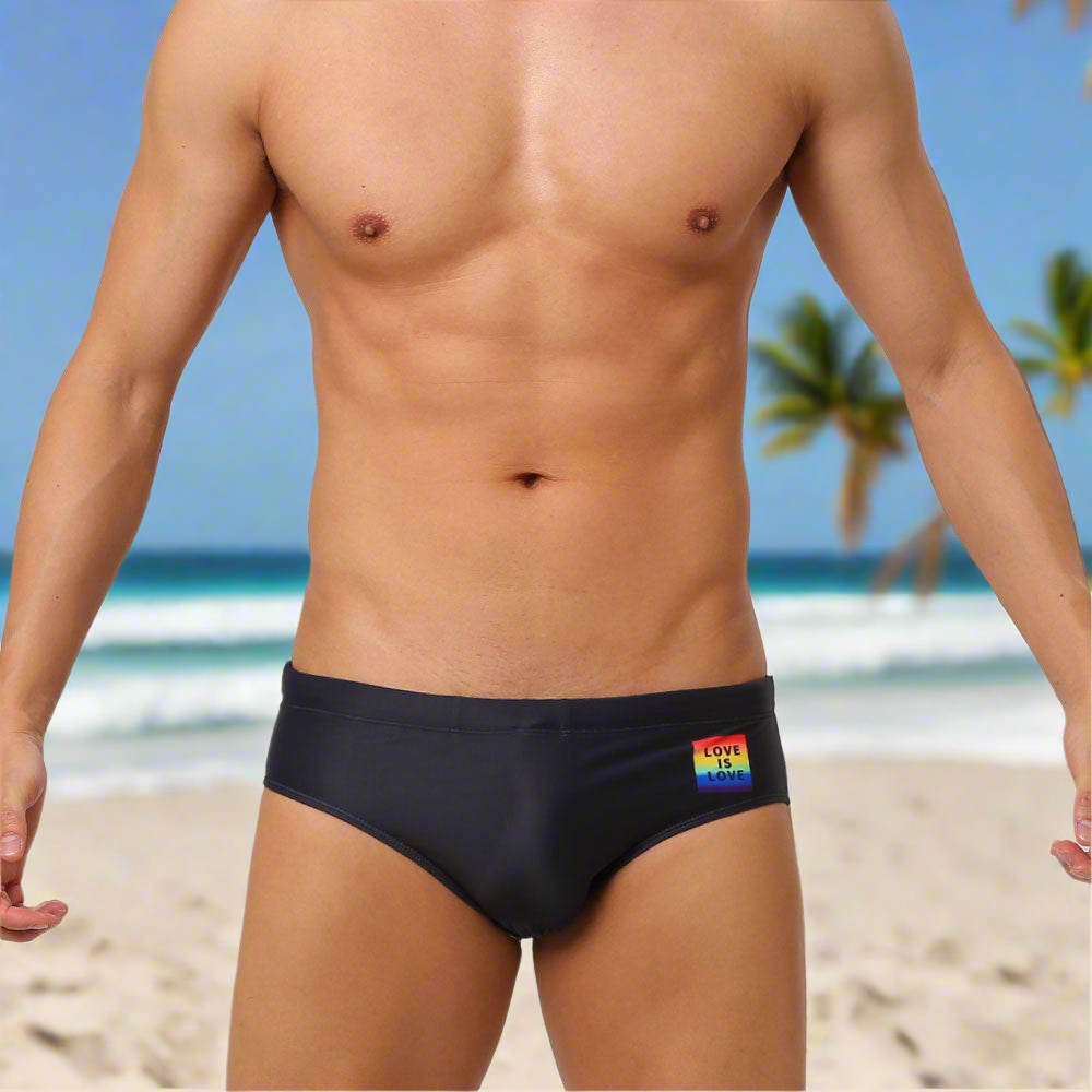 Bañador Negro para Hombre UXH Rainbow 